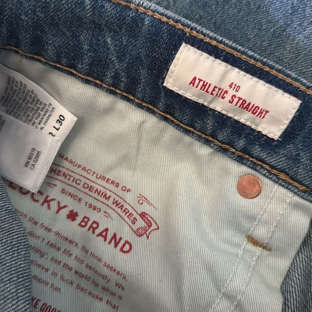 Lucky Brand 410 Athletics Straight Jeans 32 x 30 - Picture 3 of 5